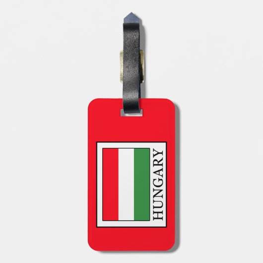 Ungarn Gepäckanhänger (Rückseite vertikal)