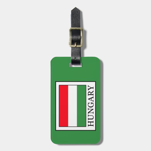 Ungarn Gepäckanhänger (Vorderseite vertikal)