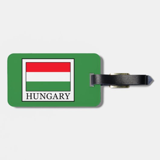 Ungarn Gepäckanhänger (Rückseite horizontal)