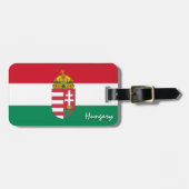 Ungarn Gepäckmarken, patriotische ungarische Flagg Gepäckanhänger (Vorderseite horizontal)