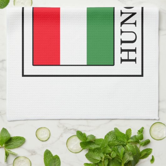 Ungarn Geschirrtuch (Gefaltet)