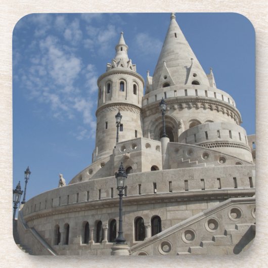 Ungarn, Hauptstadt Budapest. Buda, Burg 2 Untersetzer (Vorderseite)