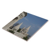 Ungarn, Hauptstadt Budapest. Buda, Schloss Fliese (Seite)