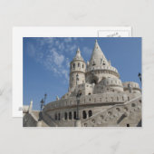 Ungarn, Hauptstadt Stadt Budapest. Buda, Schloss 2 Postkarte (Vorne/Hinten)