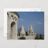 Ungarn, Hauptstadt Stadt Budapest. Buda, Schloss Postkarte (Vorne/Hinten)