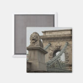 Ungarn, Hauptstadt Stadt Budapest. Historisch 2 Magnet (Vorderseite/Rückseite)