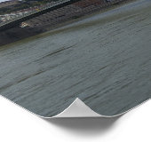 Ungarn, Hauptstadt Stadt Budapest. Historisch 3 Poster (Ecke)