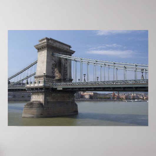 Ungarn, Hauptstadt Stadt Budapest. Historisch Poster (Vorne)