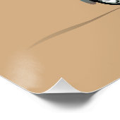 Ungarn Illustriertes Reiseplakat Poster (Ecke)