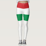 Ungarn Leggings<br><div class="desc">Flagge Ungarns,  rot-grün</div>