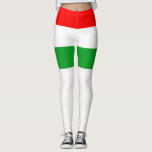 Ungarn Leggings<br><div class="desc">Flagge Ungarns,  rot-grün</div>