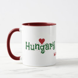 Ungarn Liebe individuelle Name Tasse
