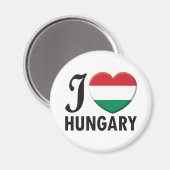 Ungarn Liebe Magnet (Vorderseite/Rückseite)