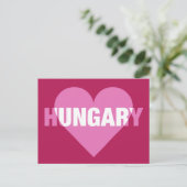 Ungarn Liebe Postkarte (Stehend Vorderseite)