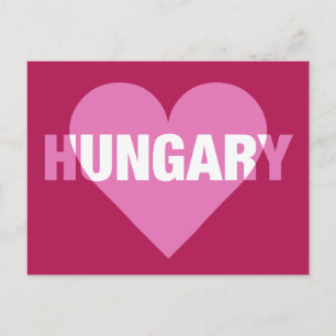 Ungarn Liebe Postkarte