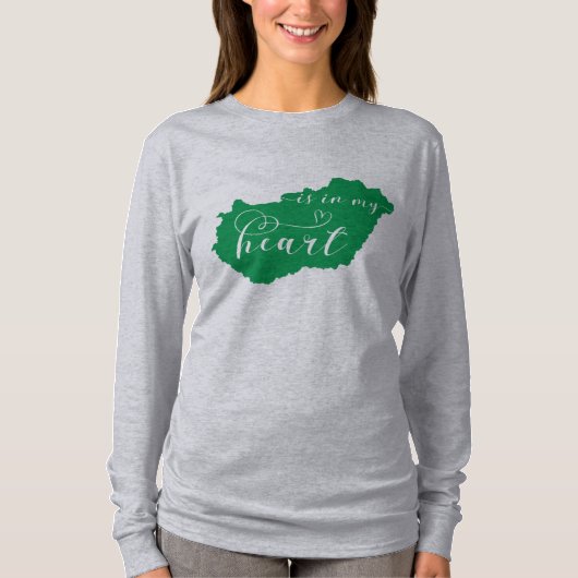 Ungarn liegt in meinem Herzen T-Shirt (Vorderseite)