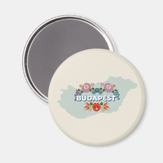 Ungarn Magnet (Vorderseite/Rückseite)