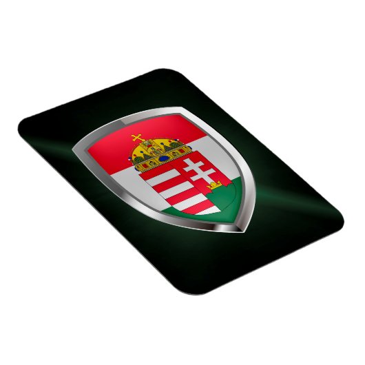 Ungarn Metallisches Emblem Magnet (Rechte Seite)