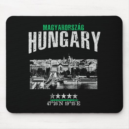 Ungarn Mousepad (Vorne)