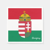 Ungarn Napkins, ungarisches Party/Sportfan Serviette (Vorderseite)