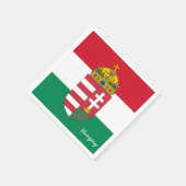 Ungarn Napkins, ungarisches Party/Sportfan Serviette (Ecke)