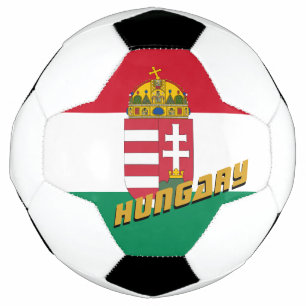 Ungarn Patriotische Fußball und ungarische Flagge