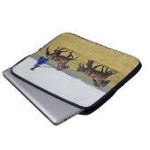 Ungarn - Pferde Laptopschutzhülle (Vorne Knopf)