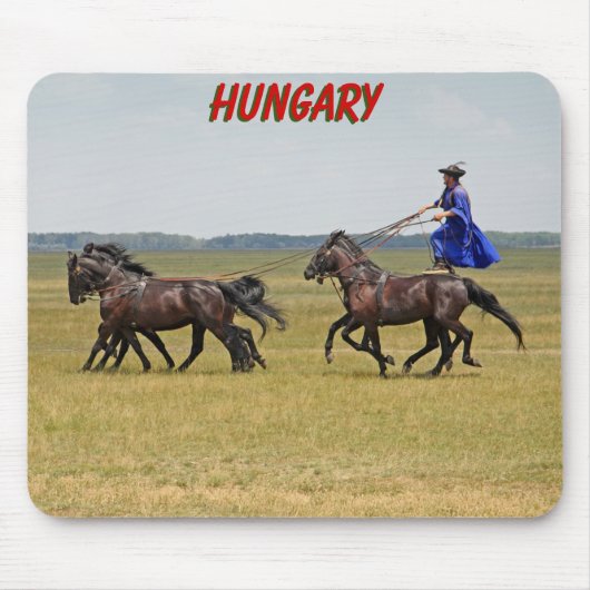 Ungarn - Pferde Mousepad (Vorne)