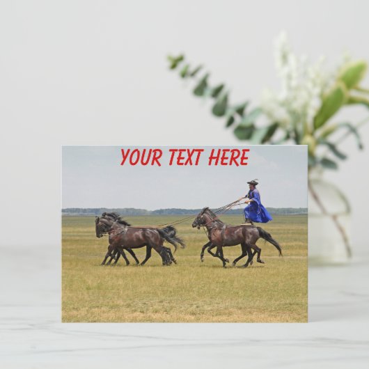 Ungarn Pferdeausweis (Stehend Vorderseite)