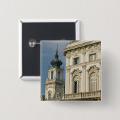 UNGARN, Plattensee-Region, KESZTHELY: Button (Vorne & Hinten)