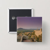 UNGARN, Plattensee-Region, SZIGLIGET: Button (Vorne & Hinten)