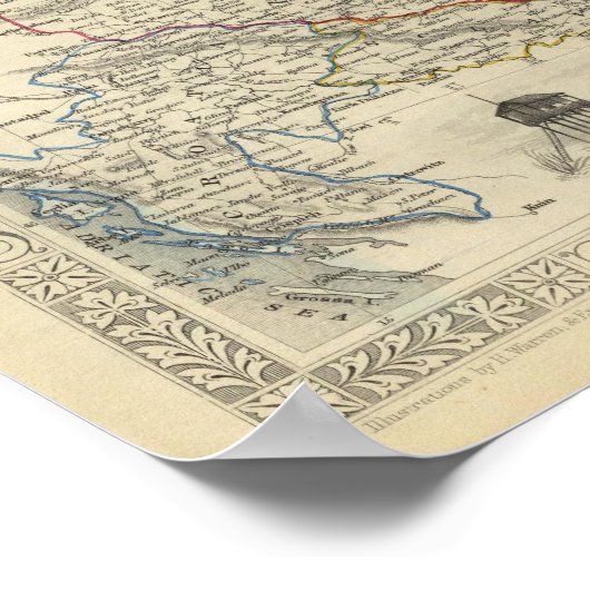 Ungarn Poster (Ecke)