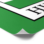 Ungarn Poster (Ecke)