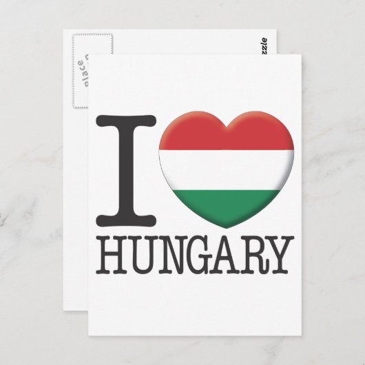 Ungarn Postkarte (Vorne/Hinten)