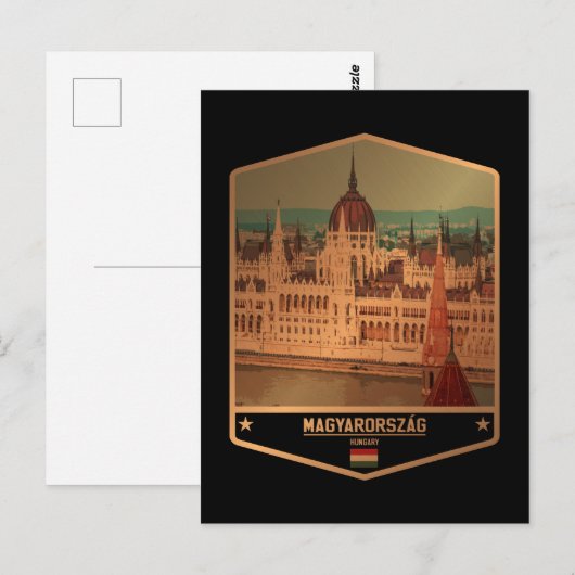 Ungarn Postkarte (Vorne/Hinten)