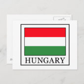 Ungarn Postkarte (Vorne/Hinten)