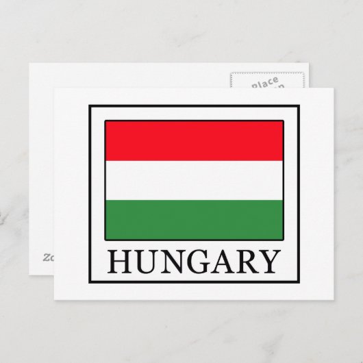 Ungarn Postkarte (Vorne/Hinten)