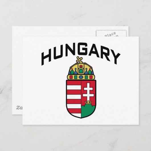 Ungarn Postkarte (Vorne/Hinten)
