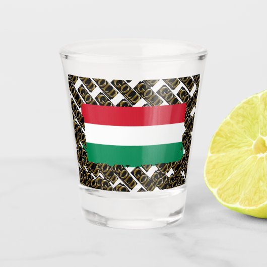 UNGARN SCHNAPSGLAS (Vorderseite)