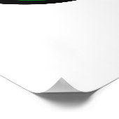Ungarn Shades Custom Text & Color Poster (Ecke)