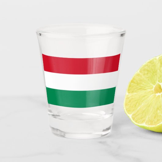 UNGARN SHOT GLASS SCHNAPSGLAS (Vorderseite)