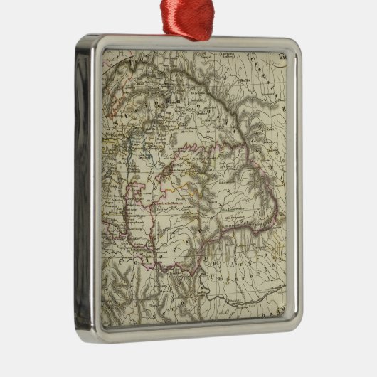 Ungarn Silbernes Ornament (Rechts)