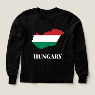 Ungarn, Silhouette, Flaggenfarben