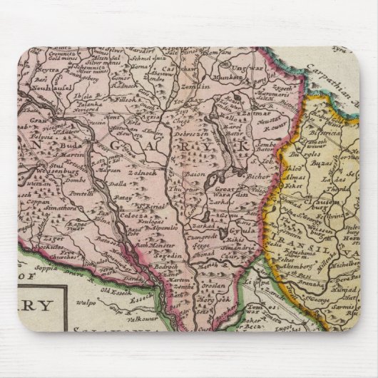 Ungarn und Transilvanien Mousepad (Vorne)