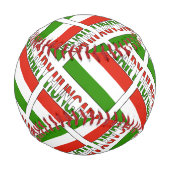 Ungarn und Ungarische Flagge - Personalisiert Baseball (Rückseite)