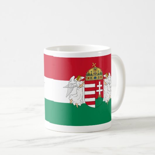 Ungarn, Ungarn Kaffeetasse (VorderseiteRechts)
