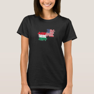 Ungarn USA Ungarische Flagge T-Shirt