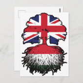 Ungarn Vereinigtes Königreich Postkarte (Vorne/Hinten)