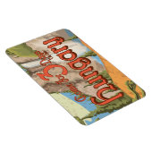 Ungarn Vintage Travel Poster Magnet (Rechte Seite)