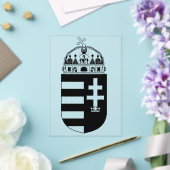 Ungarn Wappen Acryleinladungen (In Situ (Hochzeit))